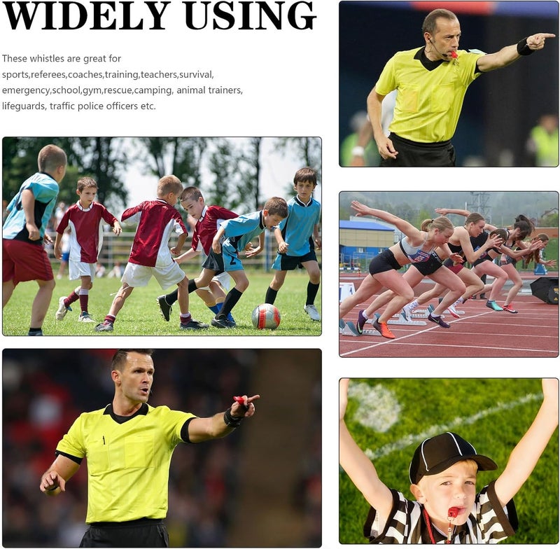 Nurplexl Store Whistle, Whistle for Coaches, Plastic Whistles for Adults, Coach Whistles with Lanyard, Referee Whistle Loud Crisp Sound Whistle Emergency for Teacher Polices Officials Sport Training Lifeguard - Image 5